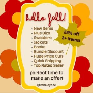 Fall is Here! Stock up on coziness!